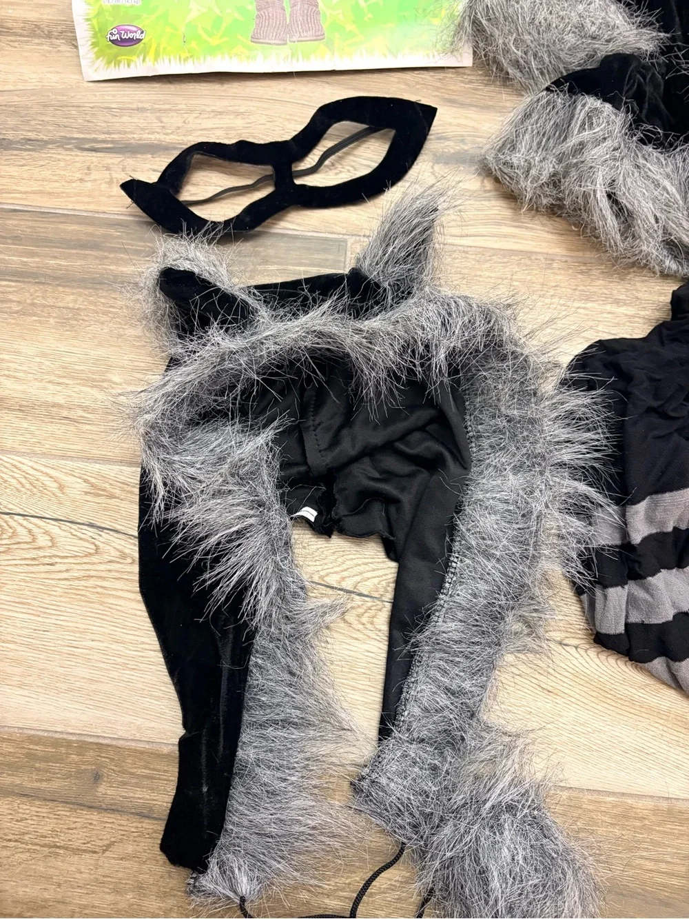 Girls Raccoon Costume